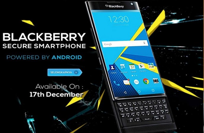 BlackBerry PRIV Hadir di JD.id Pada 17 Desember