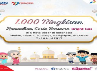 Bright Gas Berbagi 1.000 Bingkisan Lebaran untuk Anak Yatim