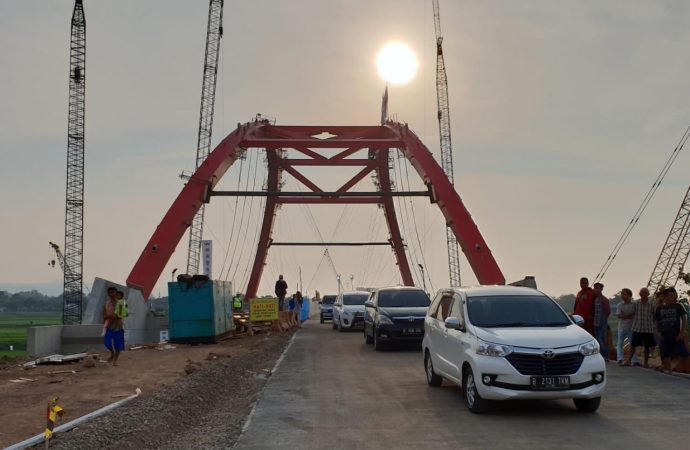 Jembatan Kali Kuto  Layani Arus Balik