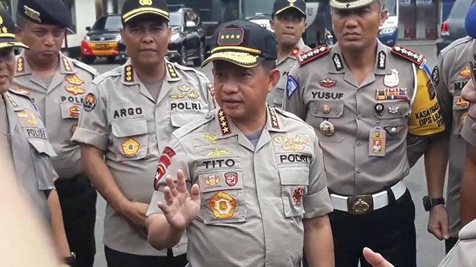 Kapolri Lihat Langsung Dampak Tsunami di Banten