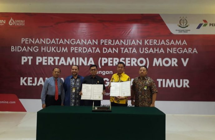 Pertamina MOR V Tingkatkat Sinergi dengan Kejaksaan Tinggi Jawa Timur