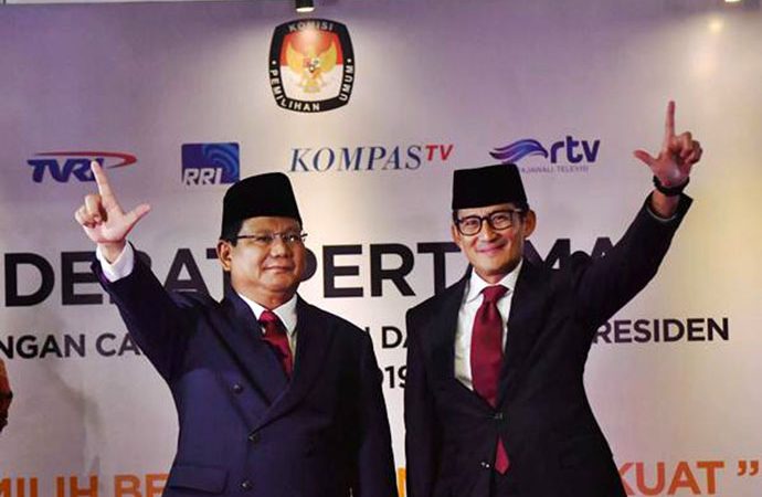 Hasil Survey, Paslon Prabowo – Sandi Diklaim Unggul
