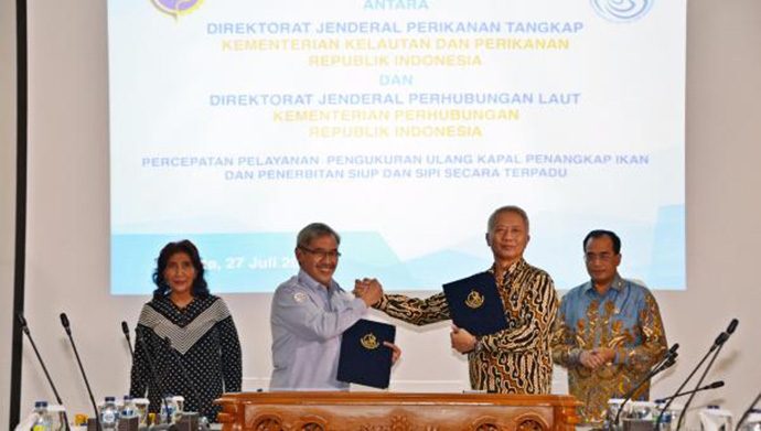 KKP dan kemenhub Sepakat Kerjasama Perizinan Perikanan Tangkap
