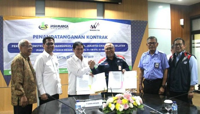 Waskita Karya Teken Kontrak Tol Japkek II Selatan