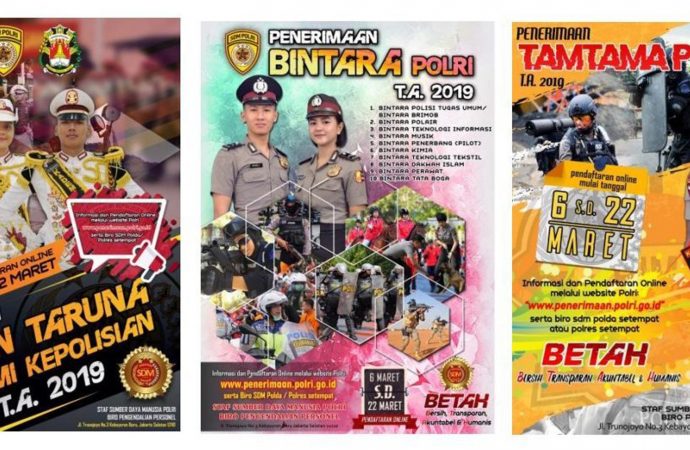 Polri Buka Pendaftaran Tamtama hingga Perwira