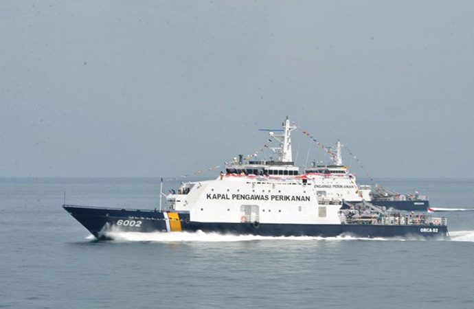 Kapal Pengawas KKP Periksa Kapal Ikan Jepang