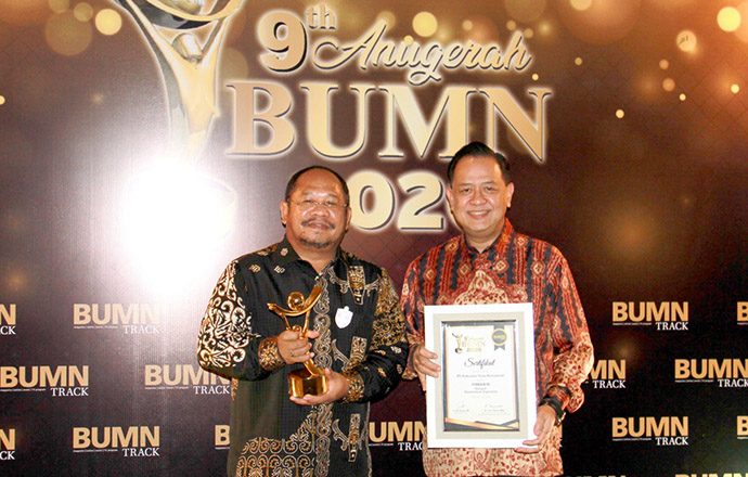 Anugrah BUMN TRACK, PTK Raih Peringkat ke-3 Kategori Transformasi Organisasi Terbaik 