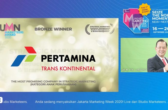 PTK Raih Penghargaan di Ajang BUMN Marketeers Awards 2020