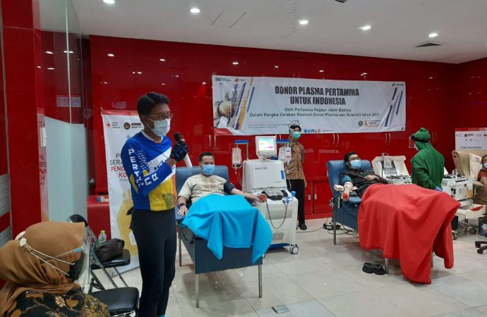 Perwira Pertamina Berbagi Donor Plasma