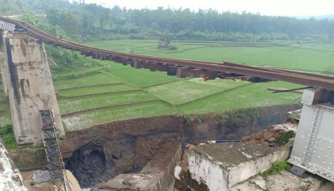 Jembatan Selesai Diperbaiki, Operasional Kereta Api Normal Kembali