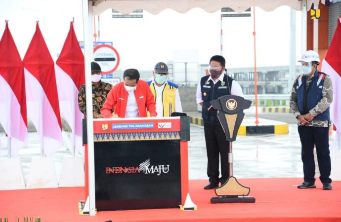 Jokowi Resmikan Tol Kayu Agung – Palembang