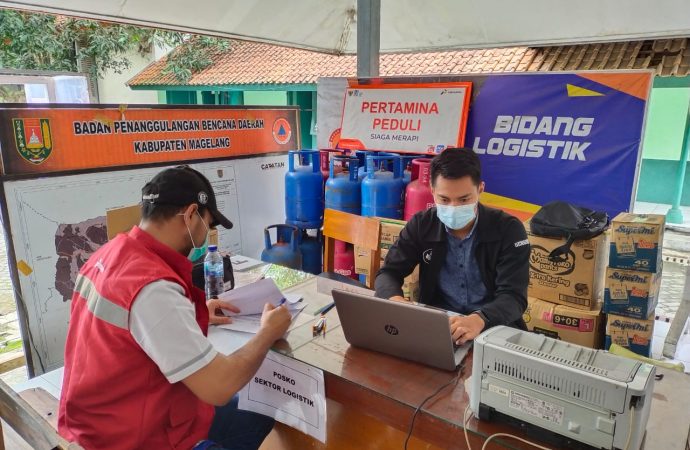 Pertamina Peduli Distribusi Bantuan Siaga Merapi di Magelang