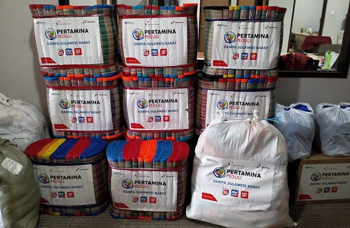 Nusantara Regas Salurkan Bantuan Kemanusiaan Bencana Gempa Sulbar