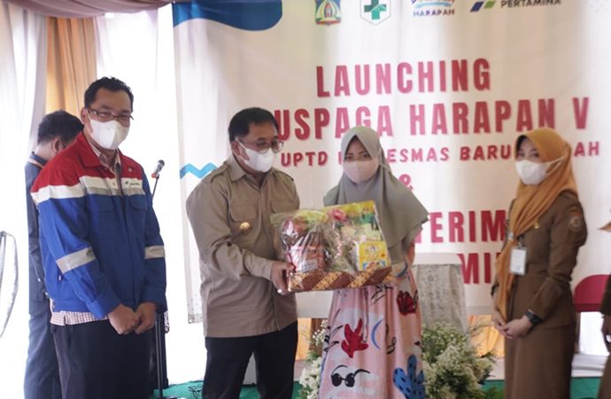 Pertamina Salurkan Bantuan Peningkatan Kesehatan di Baru Tengah
