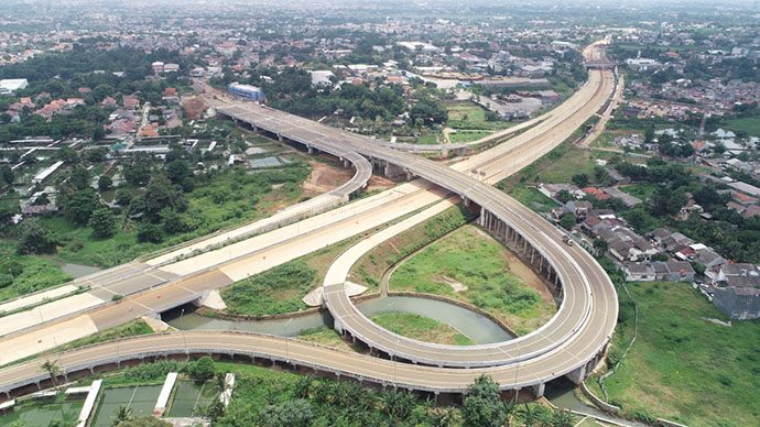 Jalan Tol Serpong – Cinere Bakal Segera Dioperasikan