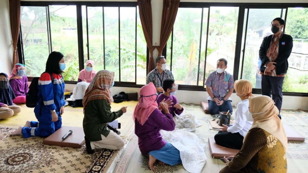 dirut pertamina kunjungi program csr pemberdayaan difabel di boyolali