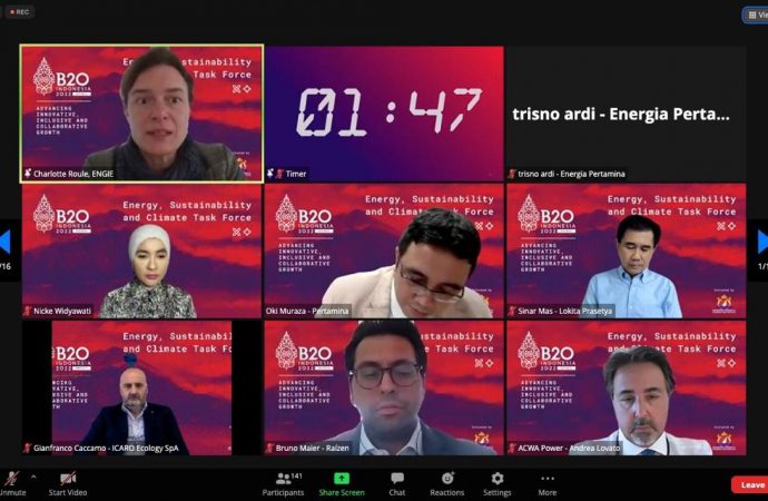 Task Force Energy, Sustainability & Climate B20 Terus Bergerak Merancang Kebijakan yang Konstruktif