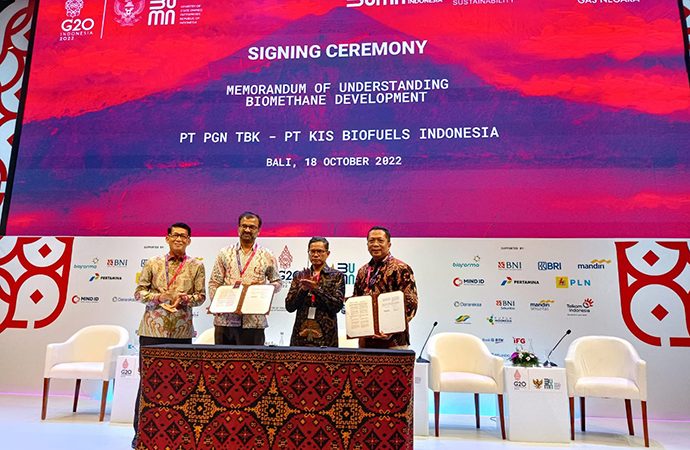 Optimasi Transisi Energi, PGN dan KIS Biofuels Indonesia Jajaki Kerjasama Pengembangan Biomethane