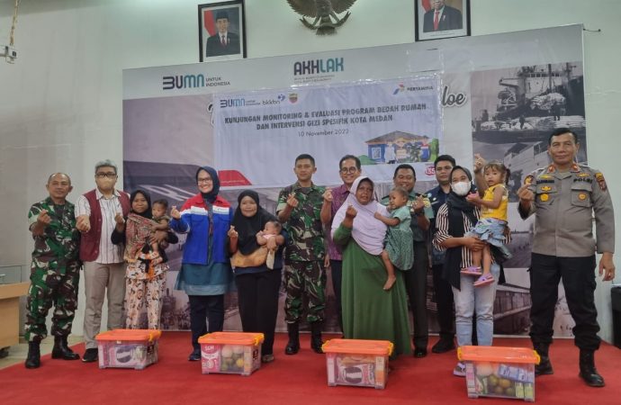 Pertamina Peduli Lakukan Bedah Rumah dan Intervensi Gizi Spesifik
