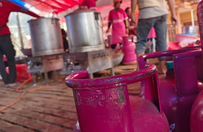 Didukung Bright Gas Pertamina, Dapur Umum Kemensos untuk Korban Gempa Cianjur Siapkan 4.000 Porsi Makanan