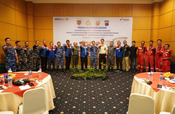Sinergi Pengamanan Objek Vital Nasional, Pertamina Teken Kerja Sama dengan TNI – POLRI