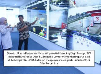 Direksi Pertamina Pantau Kesiapan Arus Balik Lewat Command Center