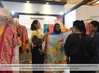 UMKM Unggulan Pertamina Ambil Bagian di Pameran Interior dan Craft 2023