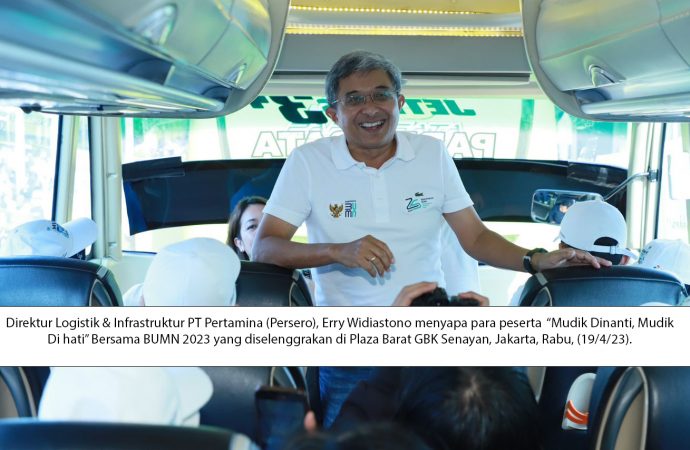 Pertamina Berangkatkan 3.000 Orang di Program Mudik Dinanti, Mudik di Hati Bersama BUMN