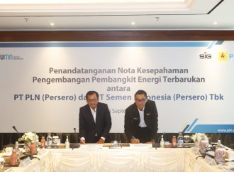 Dorong Penggunaan Energi Bersih, PLN dan Semen Indonesia Teken MoU