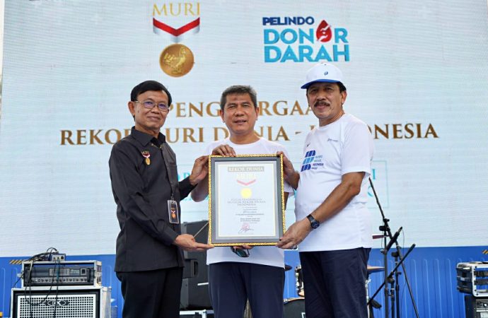 Dapat Kado Istimewa, Pelindo Raih Rekor Muri Donor Darah Terbanyak