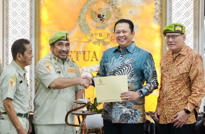 Diterima Ketua MPR RI Bamsoet, Pemuda Panca Marga Dorong Kembali ke Naskah Asli UUD 18 Agustus 1945