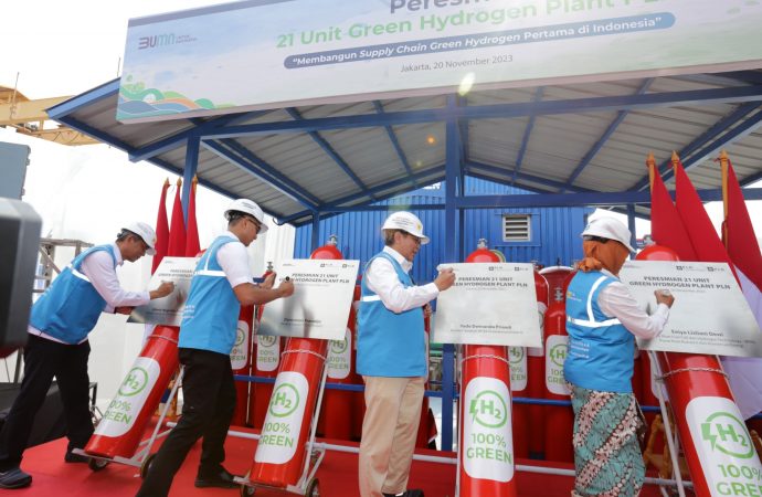 Terbanyak di Asia Tenggara! PLN Resmikan 21 Unit Green Hydrogen Plant, Mampu Produksi Hingga 199 Ton Hidrogen Per Tahun