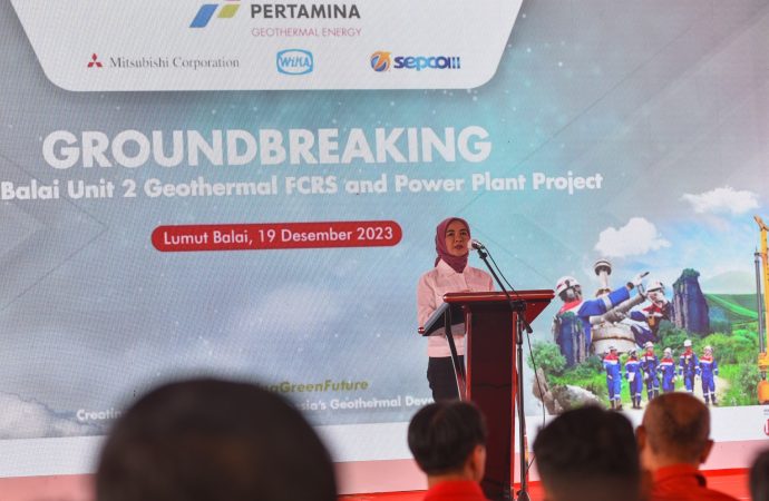 Kembangkan Potensi Panas Bumi, Pertamina Geothermal Energy Bangun PLTP Lumut Balai Unit 2