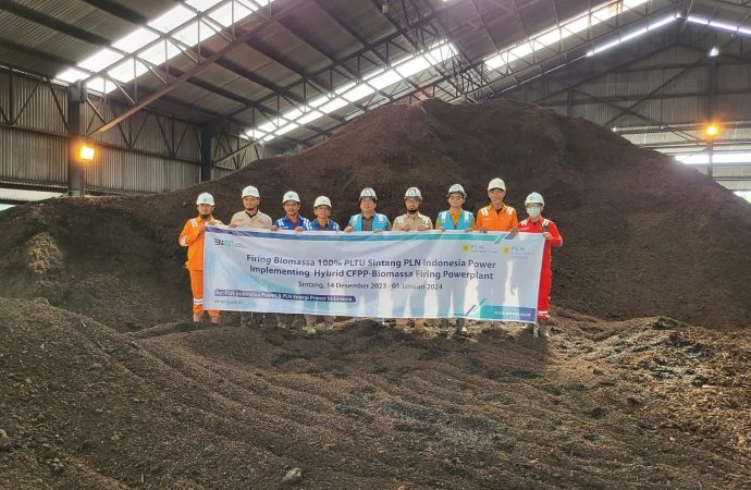 Sukses Uji Coba 100% Biomassa, PLN Lanjutkan Operasi PLTU Sintang 3×7 MW Tanpa Batubara