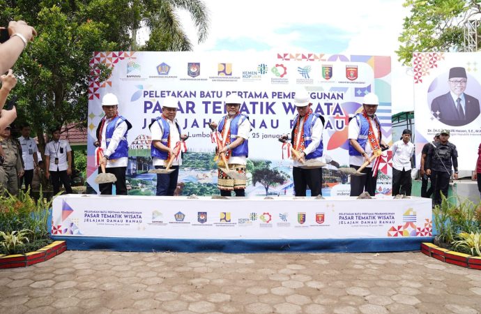 Pembangunan Pasar Wisata Jelajah Danau Ranah Dimulai