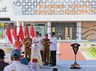 Presiden Resmikan Bandara Panua Pohuwato Gorontalo