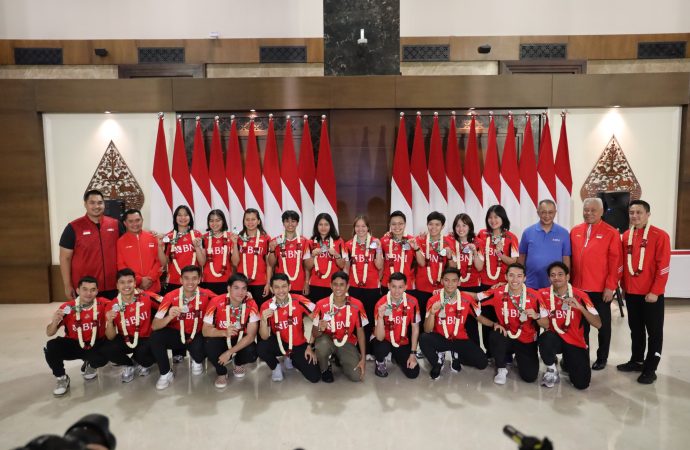 Dirut BNI Sambut Kepulangan Tim Thomas & Uber Indonesia
