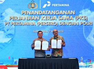 Pertamina dan Baharkam Polri Tandatangani Kerja Sama Pengamanan Objek Vital Nasional