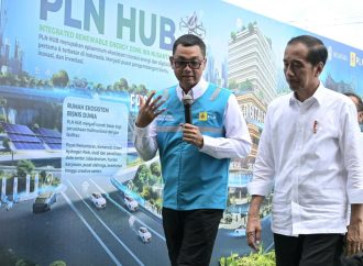 Presiden Jokowi Tandai Pembangunan PLN Hub, Pusat Ekosistem Transisi Energi dan Layanan Digital di Jantung IKN