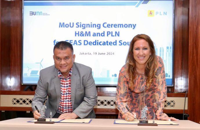 Dukung Dekarbonisasi di Sektor Industri, PLN Siap Suplai Energi Hijau ke Perusahaan Fashion Global H&M Group