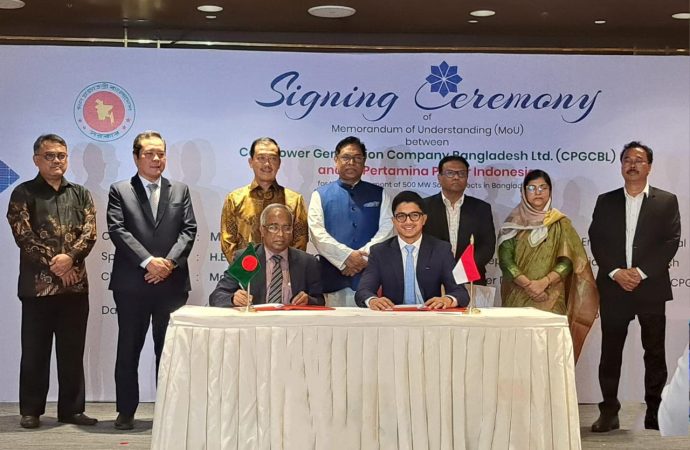 Dukung Transisi Energi, Pertamina NRE Sepakat Kembangkan Energi Terbarukan di Bangladesh