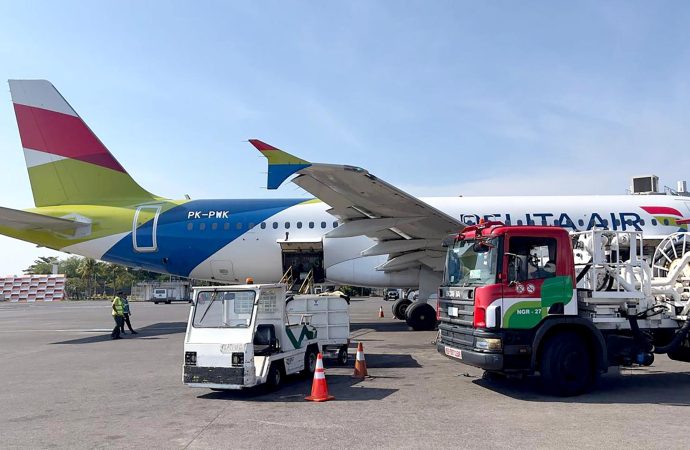 Momentum Pelita Air Terbang Pertama Gunakan Sustainable Aviation Fuel di Bali International Air Show 2024