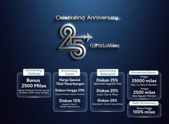 Genap 25 Tahun, Garuda Indonesia Tawarkan ini Bagi Pengguna Jasa