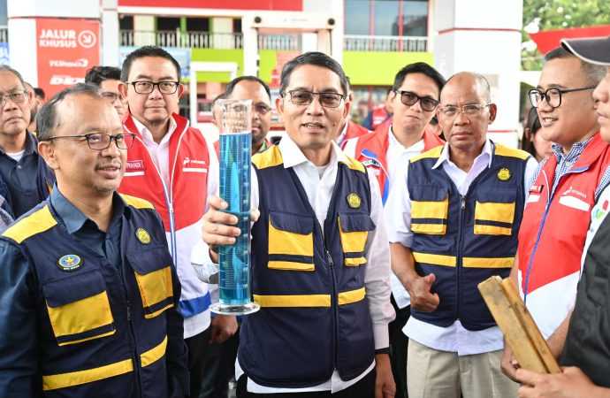 BBM Aman, Mudik Nyaman! Pertamina & ESDM Tinjau SPBU Palembang