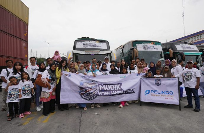 IPC TPK Lepas Keberangkatan Ratusan Pemudik Gratis