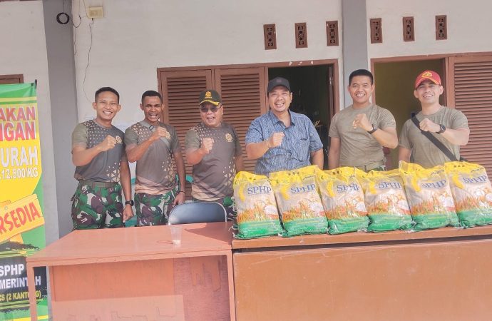 Bazar Beras Murah Bulog dan Kostrad Diserbu Warga Tambun Selatan