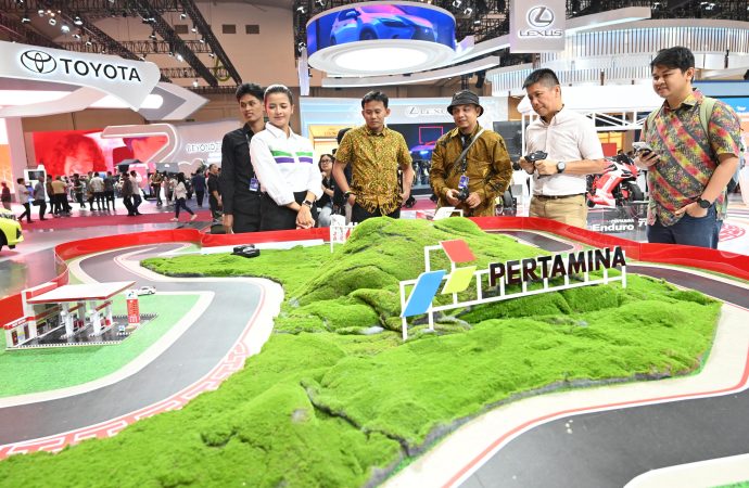 Auto Viral! Booth Pertamina di GIIAS 2025 Bagi-bagi Hadiah Tiket Nonton MotoGP Mandalika