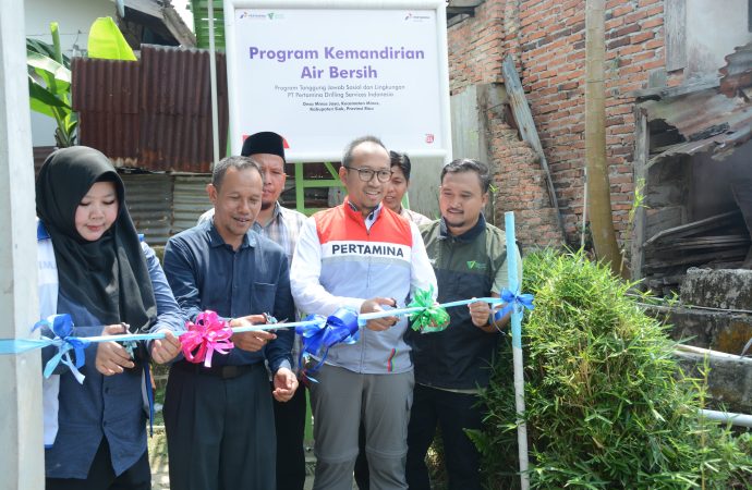 Air Bersih Gratis! Pertamina Drilling Buka Harapan Baru 58 Keluarga di Minas Jaya