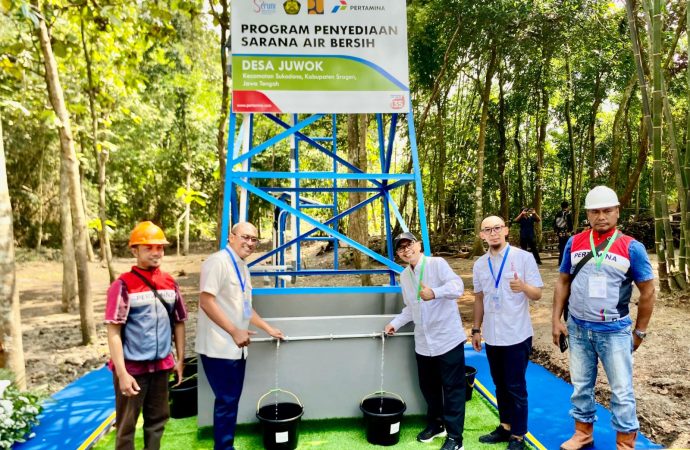 Pertamina Hadirkan Air Bersih di Sragen, Warga Diberdayakan Lewat Pelatihan