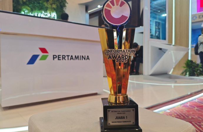 Pertamina Jadi Badan Publik Paling Inovatif di Ajang Information Transparency Award 2025
